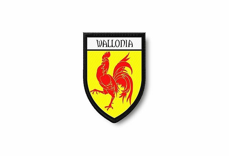 Patch Ecusson Termocollant Bord Brode Flag Prints Wallonia Walloon