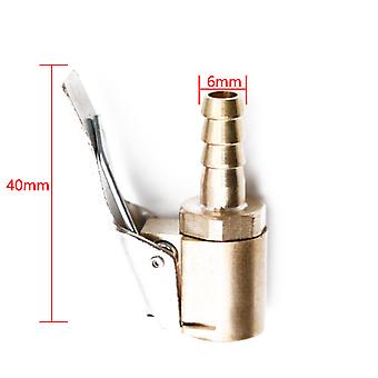 Mandrino pneumatico per auto Pompa di gonfiaggio Connettore della valvola Adattatore a clip Valvola della ruota del pneumatico in ottone dell'automobile da 8 mm per la pompa gonfiabile Dropship