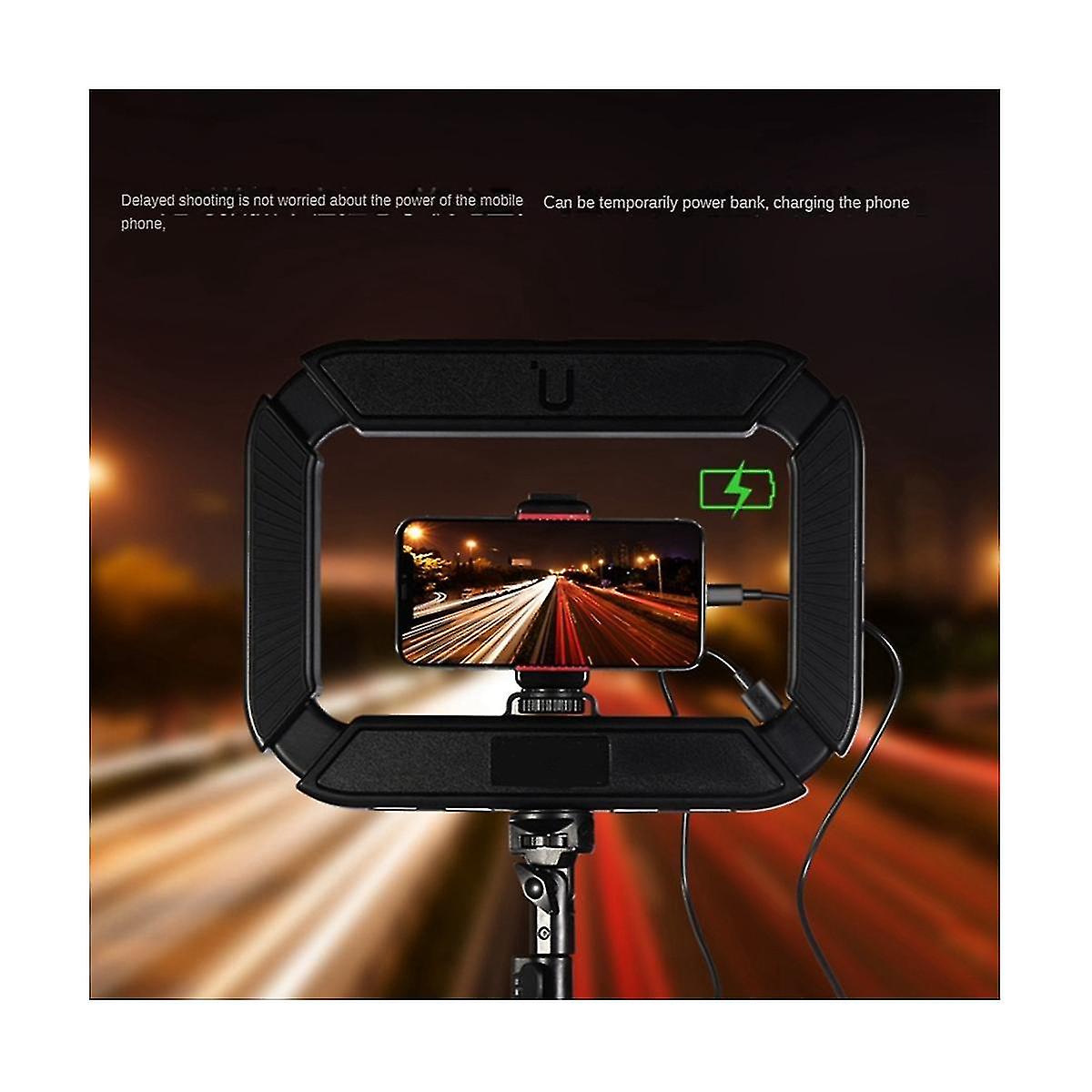 2245 U200 Light Wireless Remote Smartphone Video Rig Led Video Light 2-in-1 Ring Light Handheld Light With Bracket