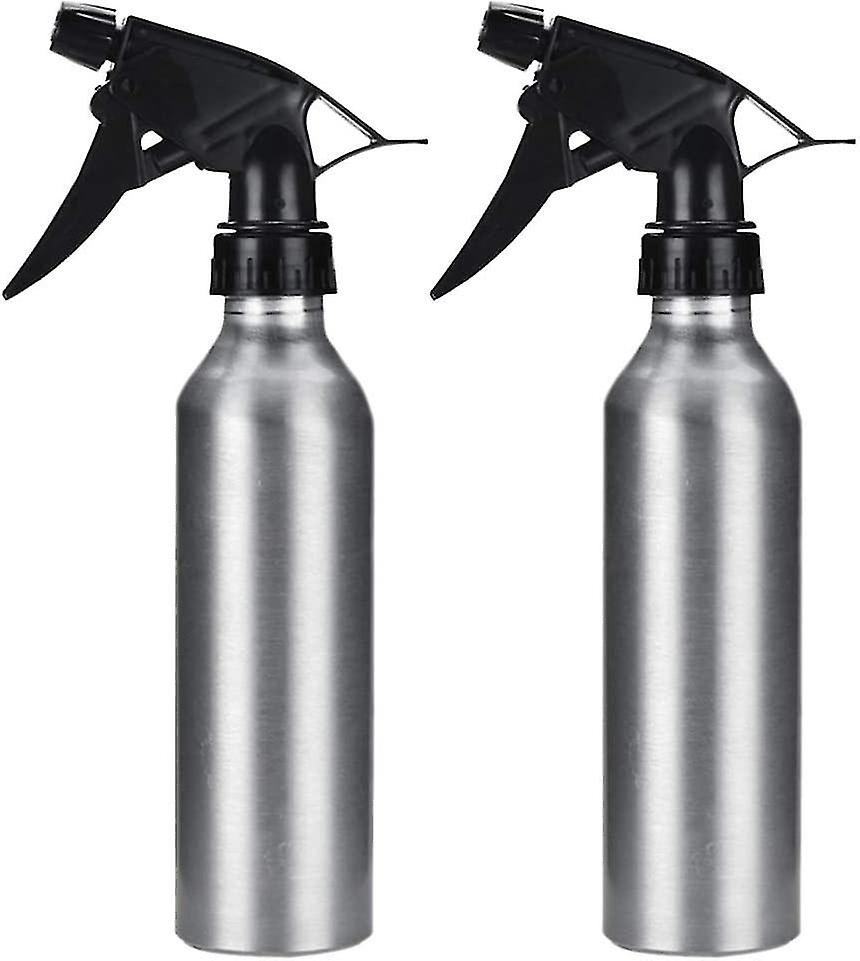 2pcs Acsergery Gift Aluminium Alloy Empty Spray Bottles Trigger Water Sprayers50ml