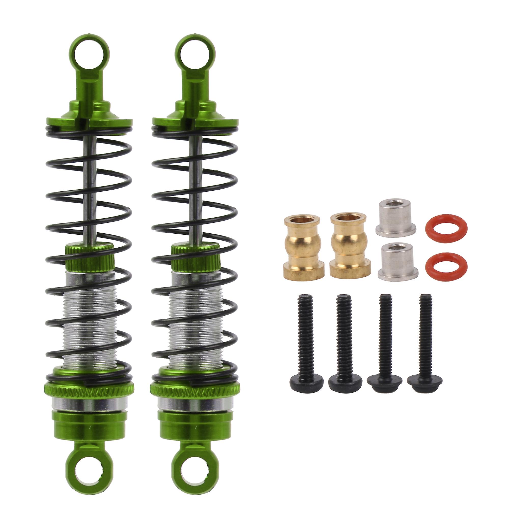 2Pcs RC Shock Tower Damper Replacement for LOSI Mini-B 1:16 Buggy Green