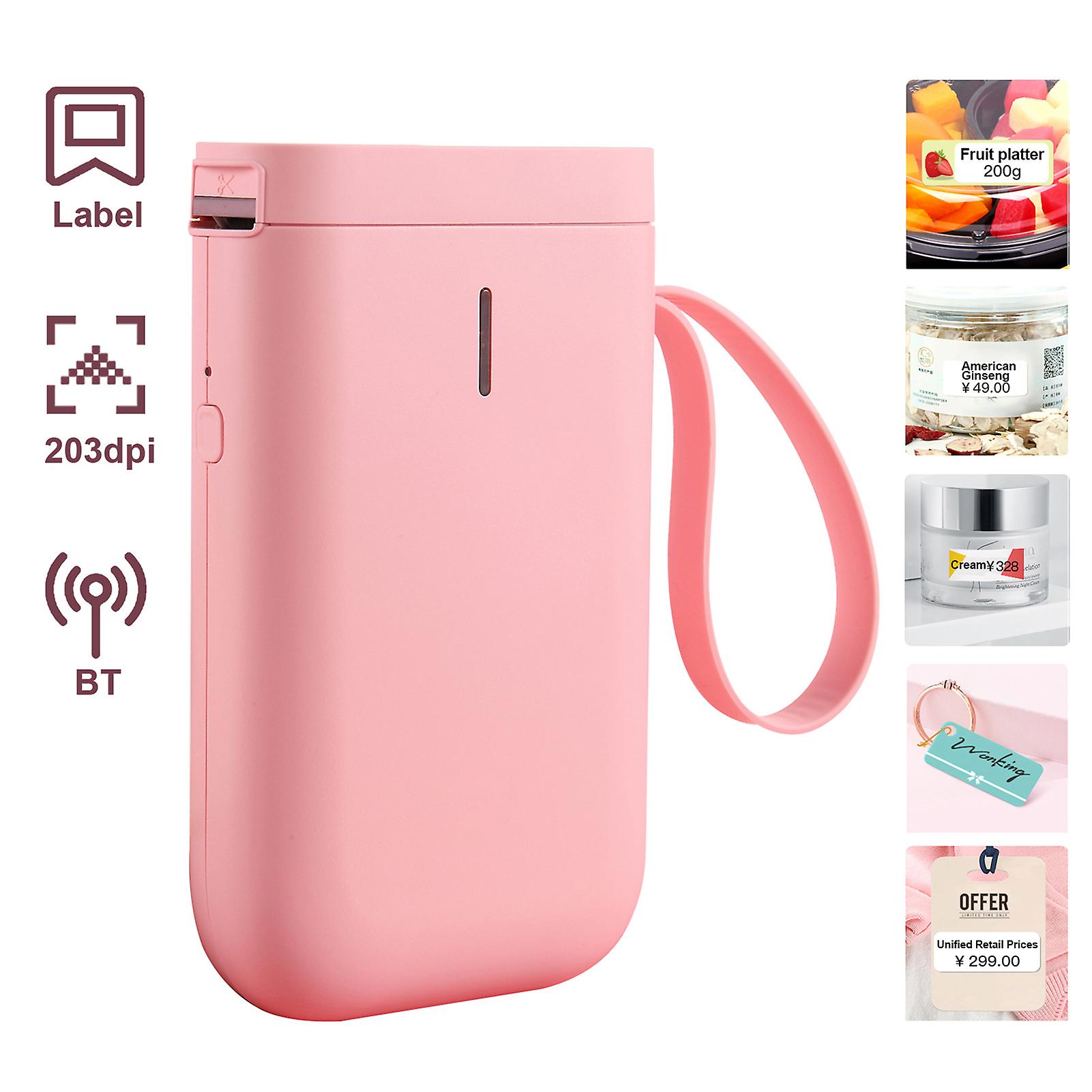 Portable Handheld Thermal Label Printer Wireless Bt Label Maker Sticker Machine