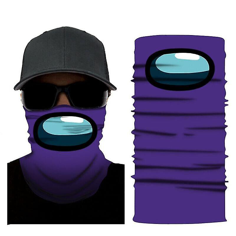 Cagoules violet parmi nous jeu multi-usage masque facial cagoule écharpe snood cache-cou Bandana