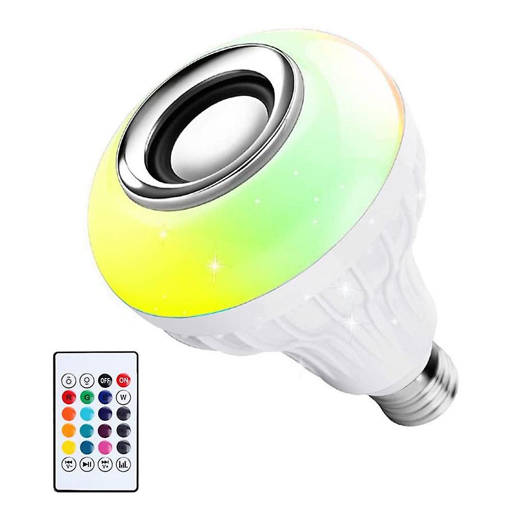 Bluetooth-Controlled RGB LED Bulb for Dynamic Home, Bedroom, or Party Lighting