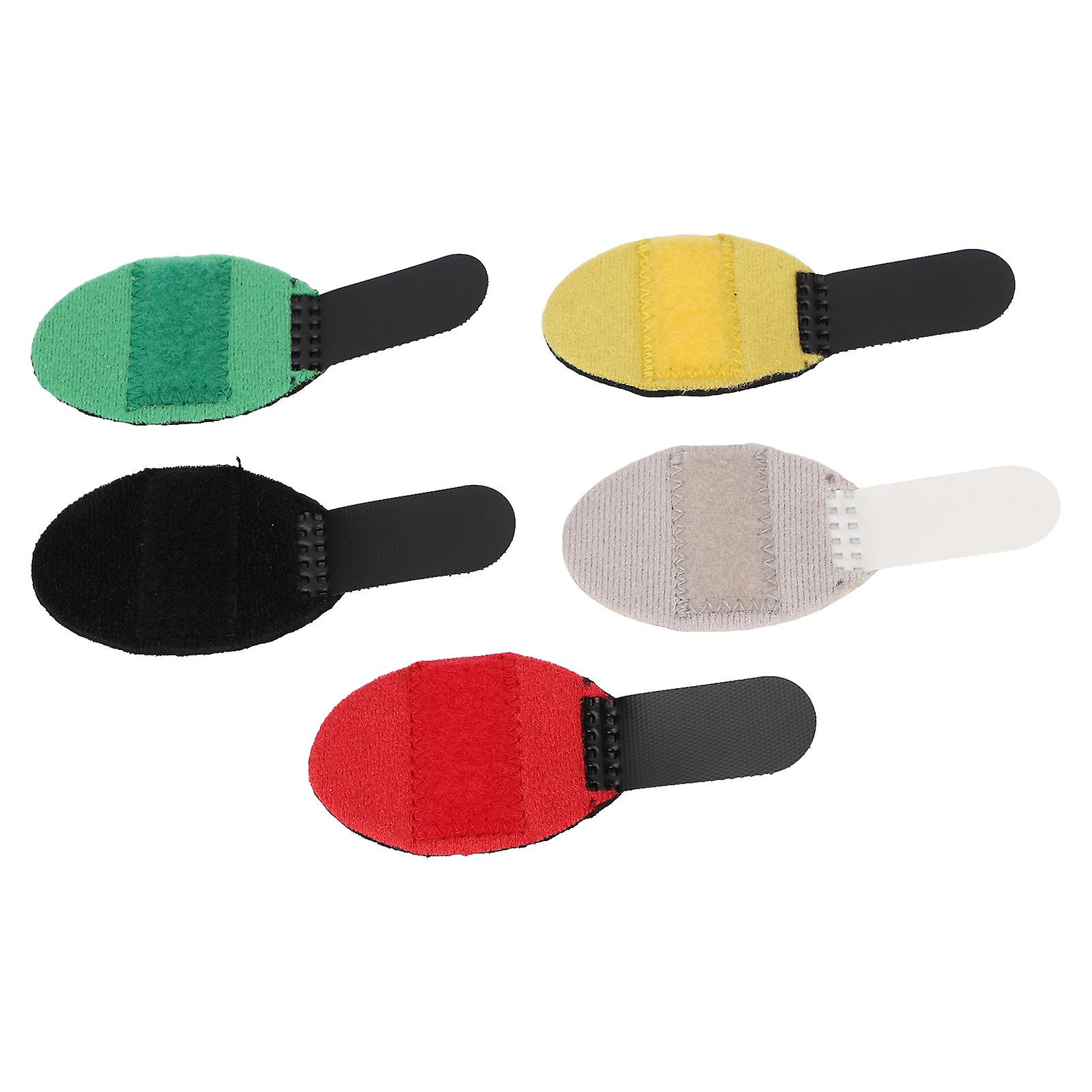 5pcs Finger Fixation Band Adjust Tightness Breathable Finger Stabilization Splint Brace Different Colors 