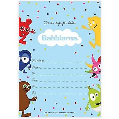Invitationskort babblarna