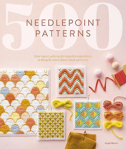 500 Needlepoint Patterns by AnaiS Herve Paperback Book