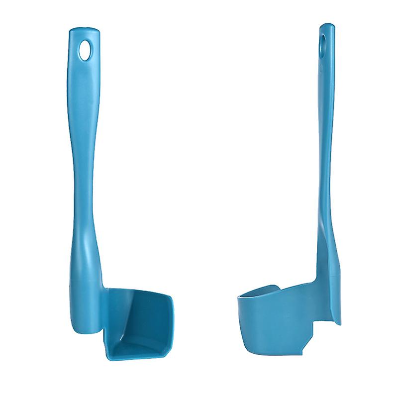 Revolving spatula for recovering, removing and portioning food