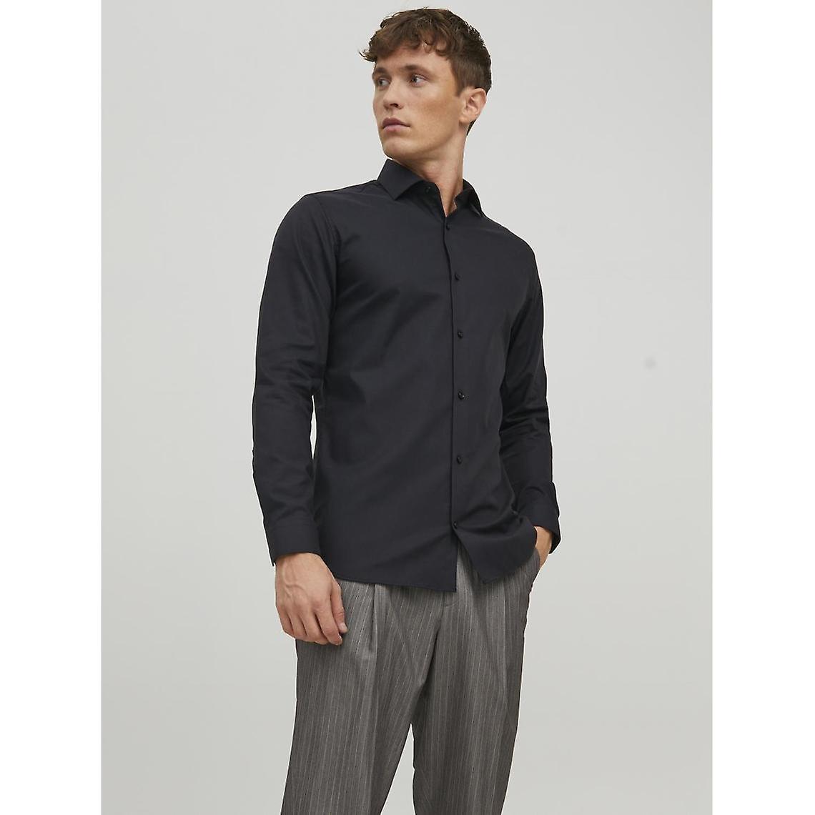Men's Black Cotton Shirt Ivan