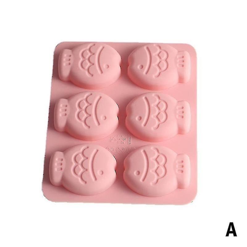 Silicone Soap Mold Diy Handmade Soap Mould Round Fish Shape Form Making Soap Candle Chocolate Mold