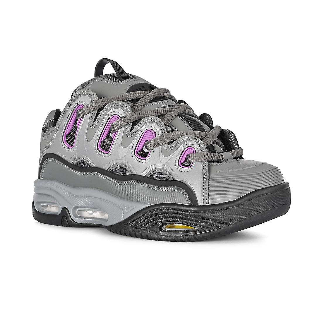 Osiris D3 2001 Chaussures De Skate - Gris/Violet/Jaune