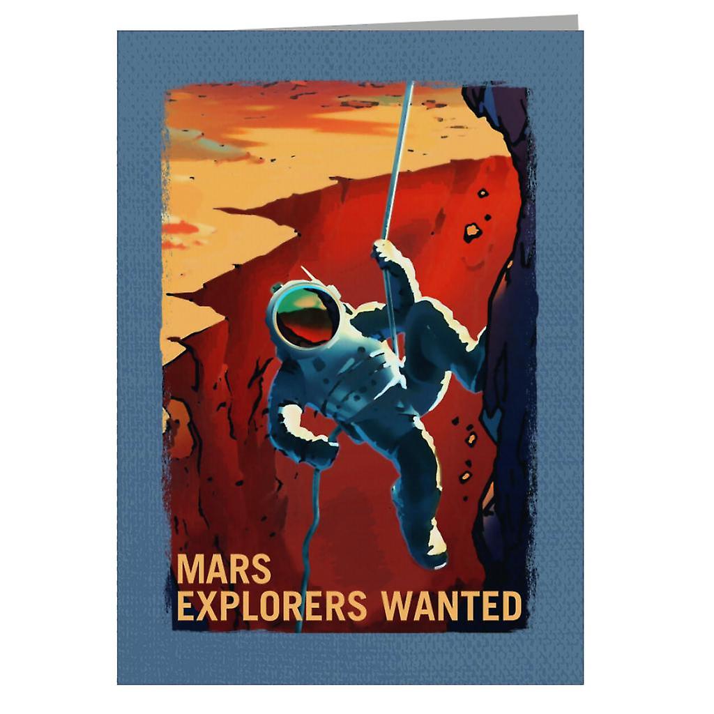 NASA Mars Explorers Wanted Greeting Card