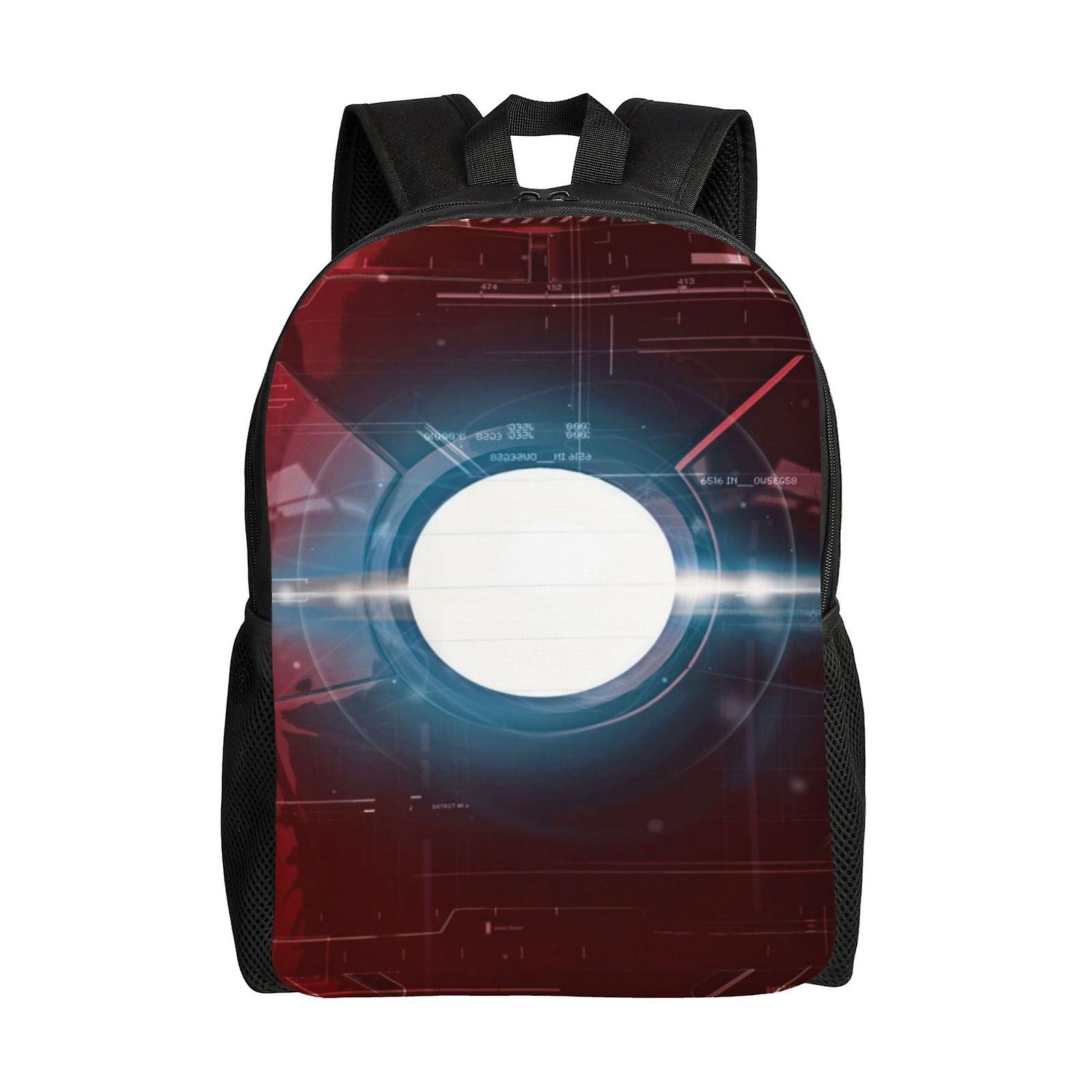 Iron Man Backpack, Travel Laptop Backpack, Water Resistant College School Computer Bag, Durable