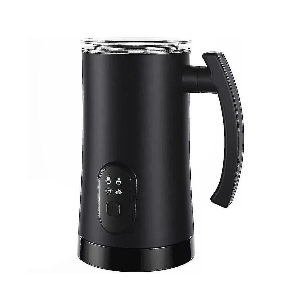 جهاز بخار الحليب الكهربائي 4 في 1 11.8 أونصة / 350 مل صانع رغوة أوتوماتيكي دافئ وبارد لحليب القهوة لاتيه