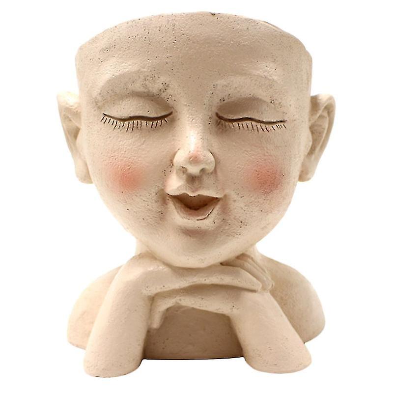 1pcs Face Figurine Flowerpot