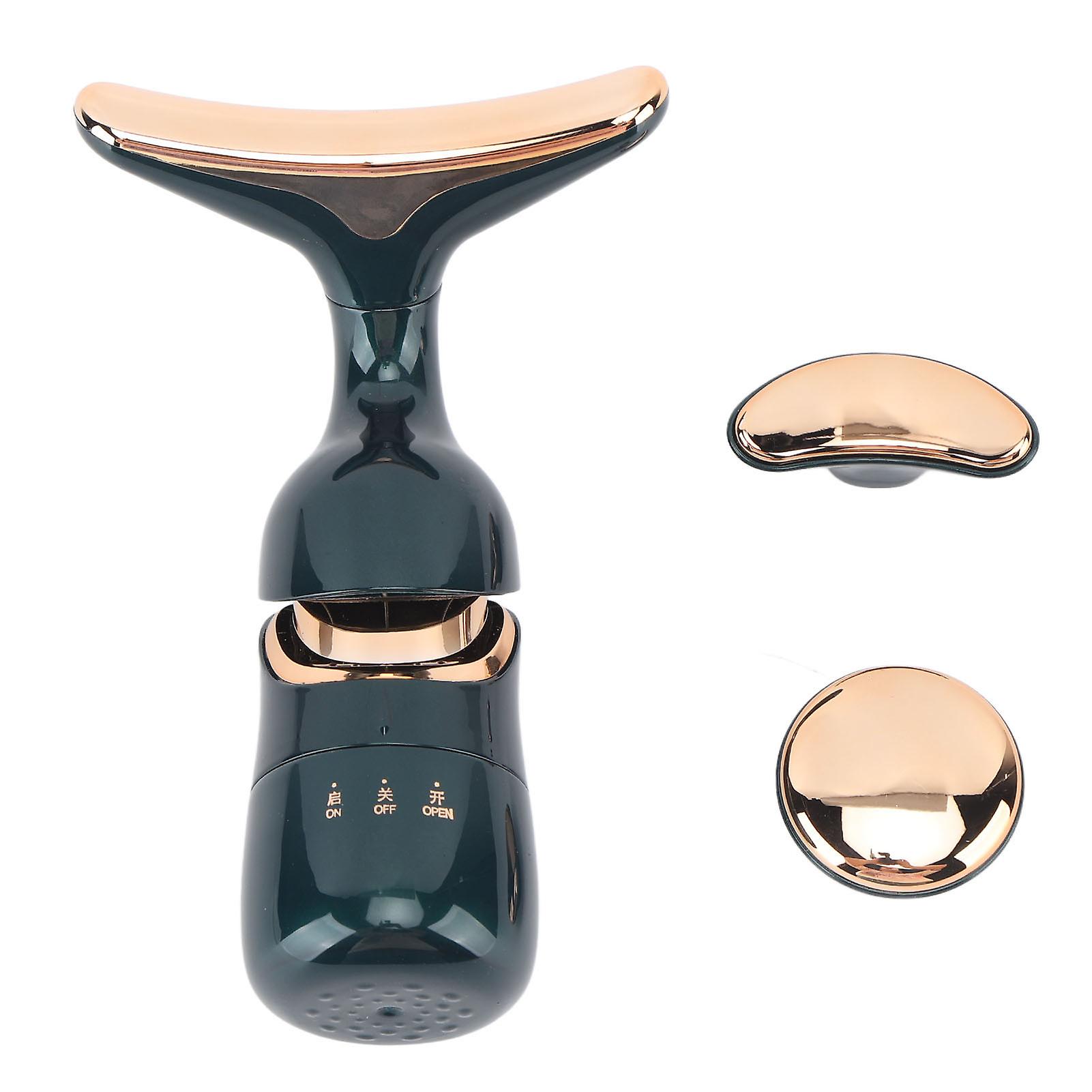 3 in 1 Facial Massager Anti-Wrinkle Vibrating Rejuvenating Firming Device for Face Neck Eyes