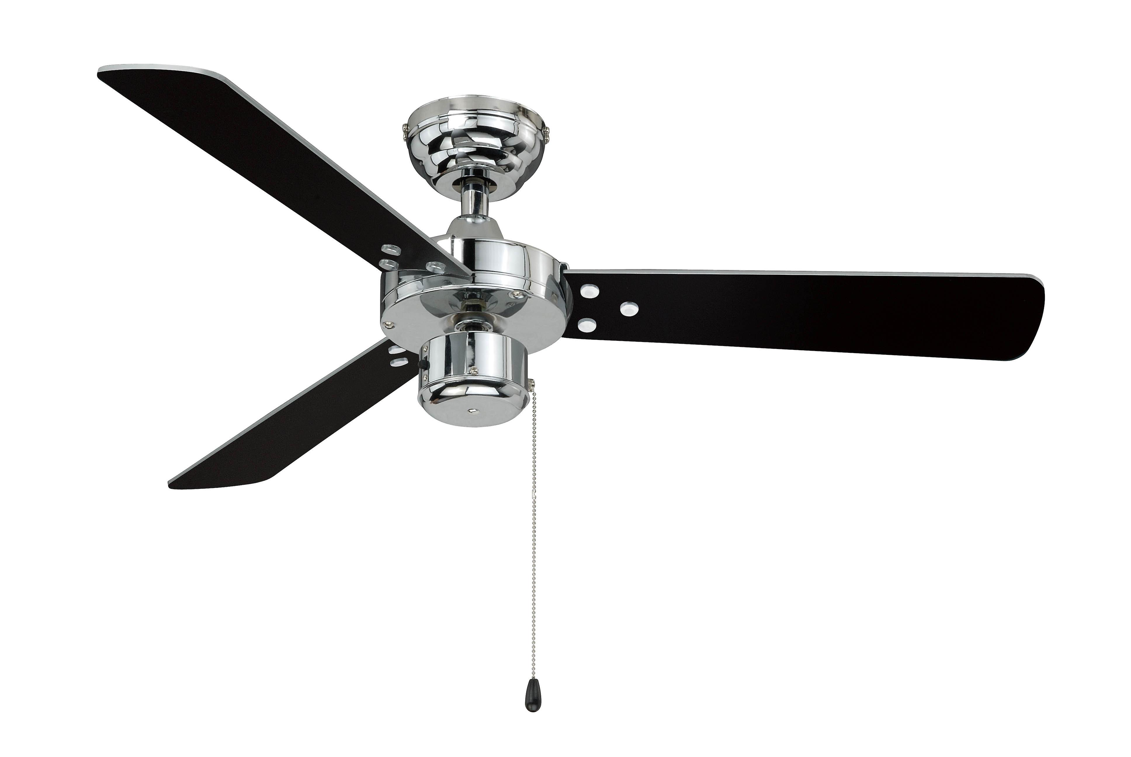 AireRyder ceiling fan Cyrus Chrome without Light