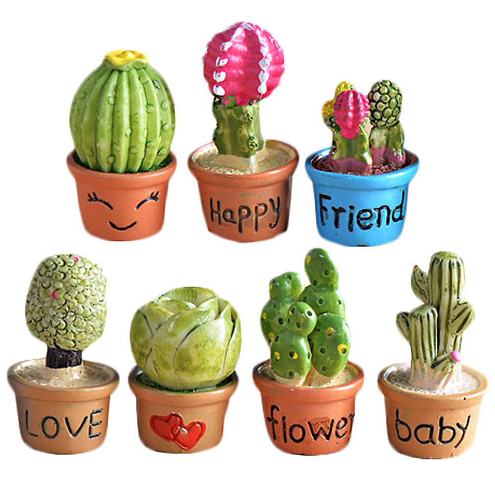 10db aranyos mikro táj virágcserép mini kaktusz baba miniatűr kerti virágcserepek díszek erkélyes terasz virágcserép dekoráció