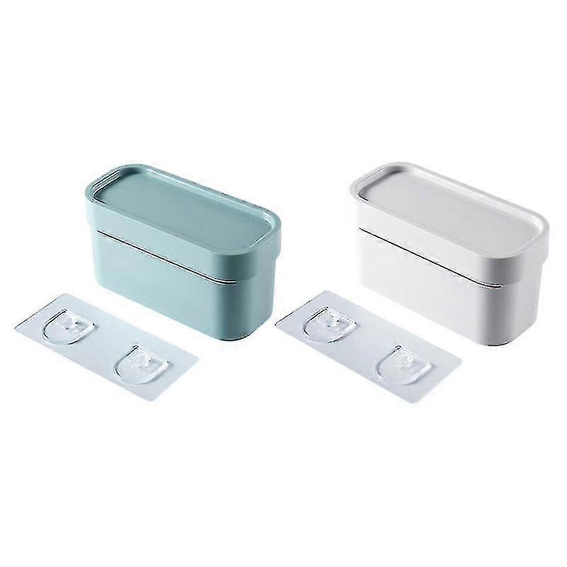 2pcs Paper Towel Holders,  Plastic Bag Storage Box