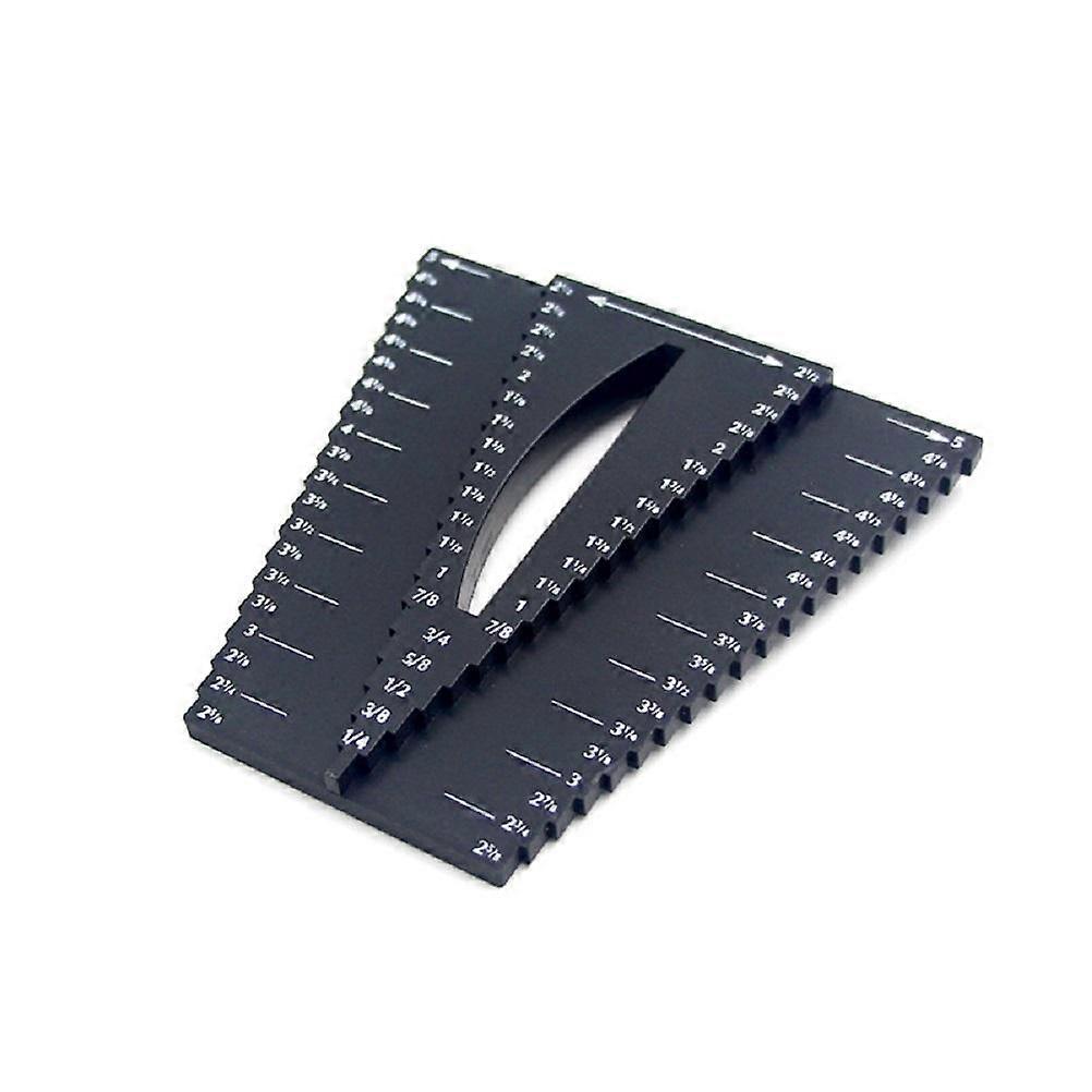 2 in 1 Woodworking Line Drawing Locator Scribe Center Guide Finder Ruler Carpentry Measurement Tools