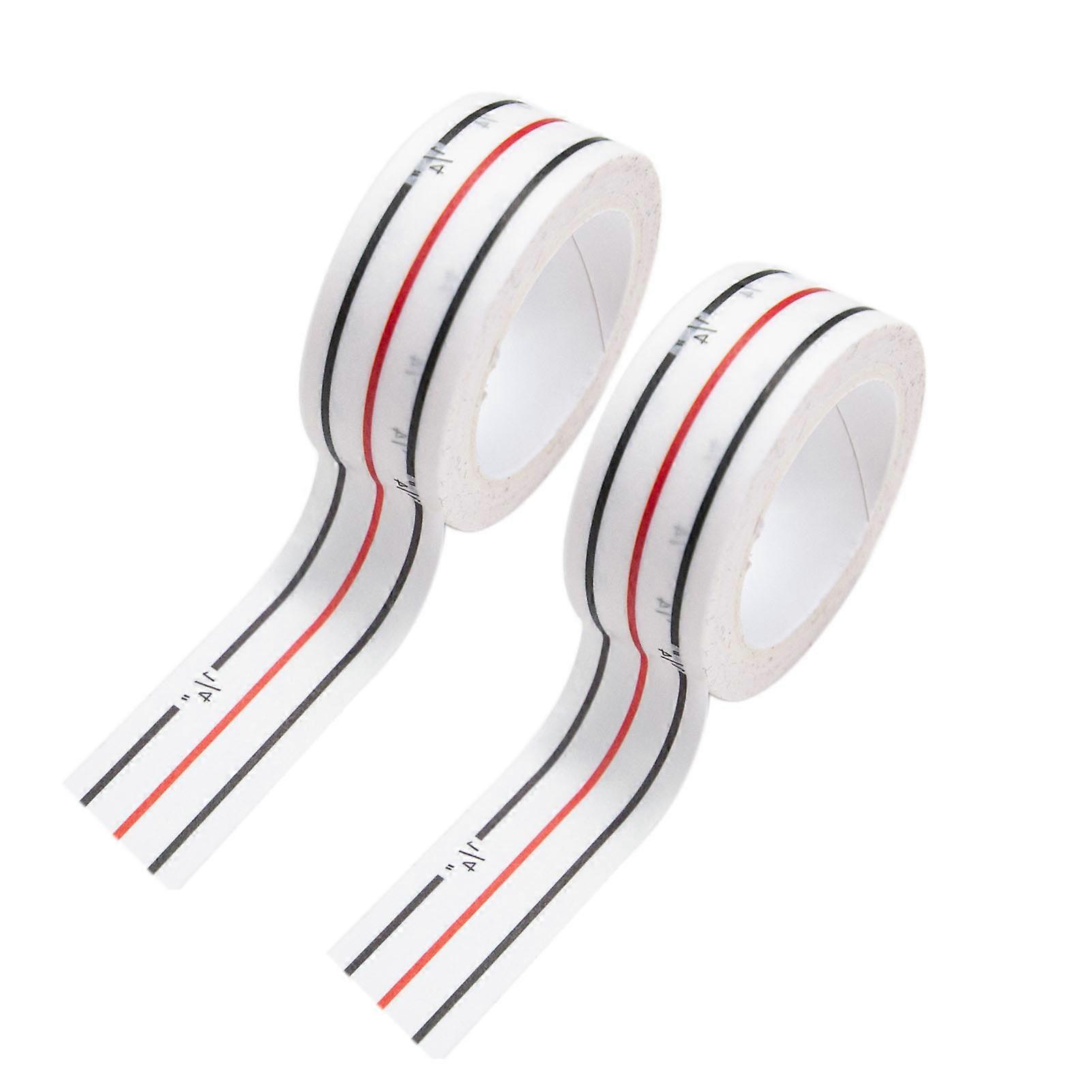 2 Rolls Diagonal Seam Tapes for Sewing Machines Accurate Basting Positioning Guide Easy-Cut Removable Ideal for Straight Diagonal Seams