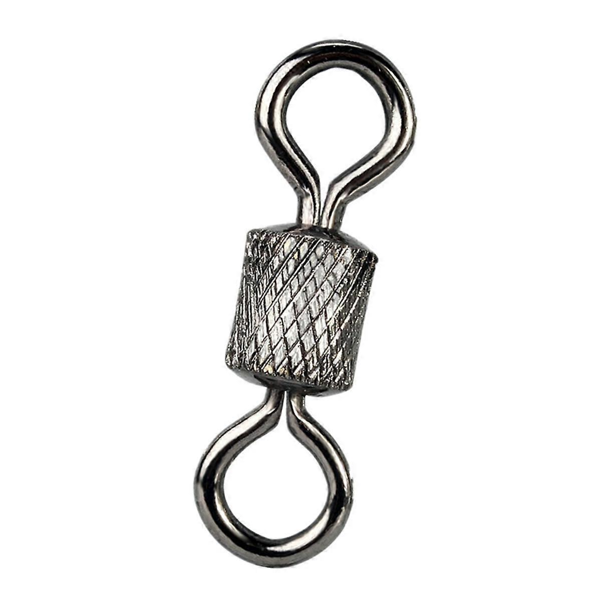 Fishing Swivel Connector Solid Ring Rolling Rotator for Safety Kana Hook Suitable for Fishing Accessories A