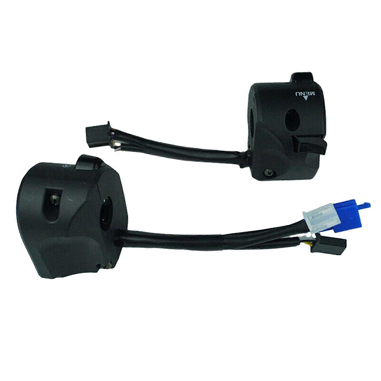 2PCS 7/8" Motorcycle Bike Handlebar Control Switch for Horn Turn Signal Light