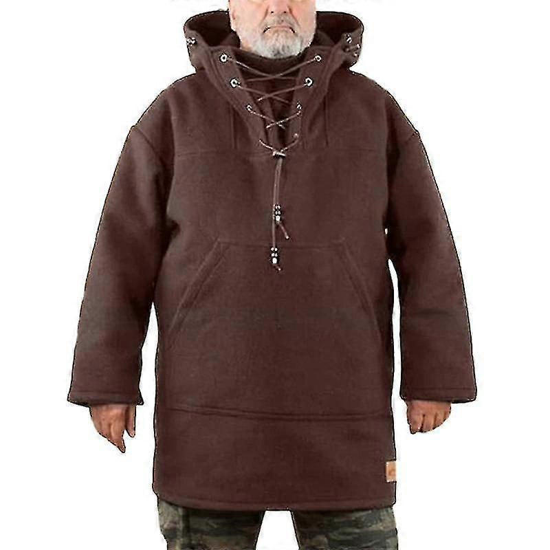 Inverno homens de lazer jaqueta com capuz de lã casaco pesado e moletom