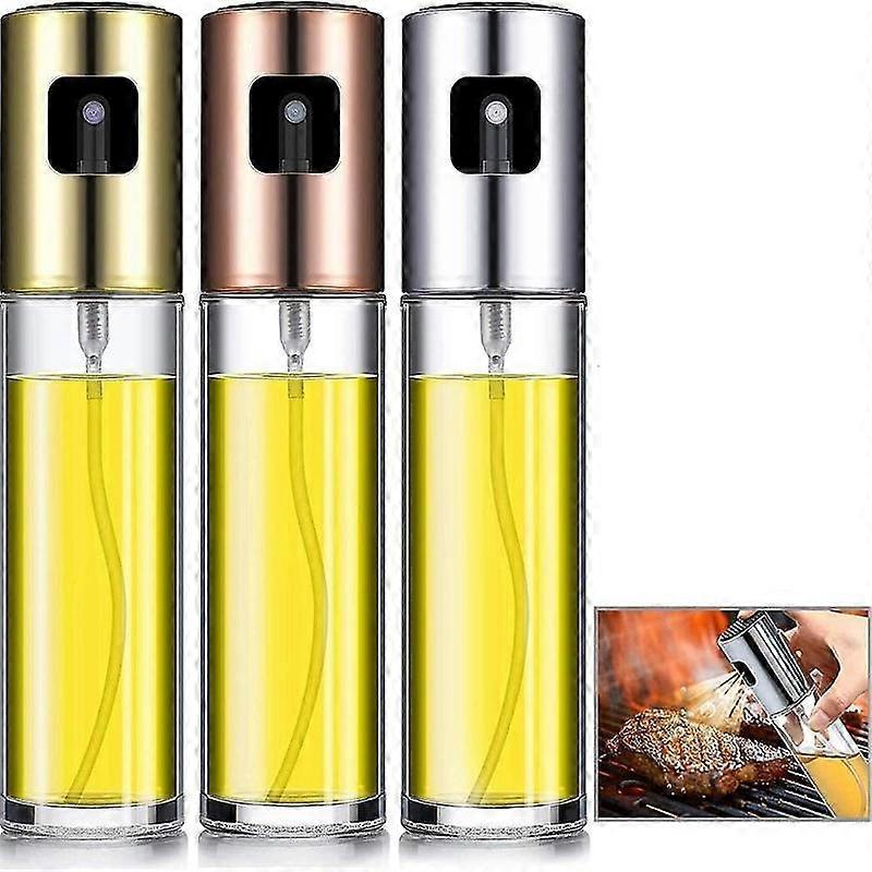 Barsinfi pol 3pcs Oil Spray Bottle Versatile Glass For Cooking