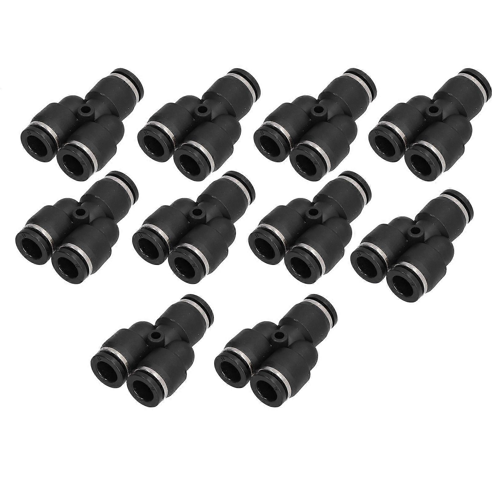 Hose Splitter Engraved Inner Diameter Convenient Disassembly Well Sealed 3 Way Joint for Automation Equipment Inner Diameter of Trachea 10mm