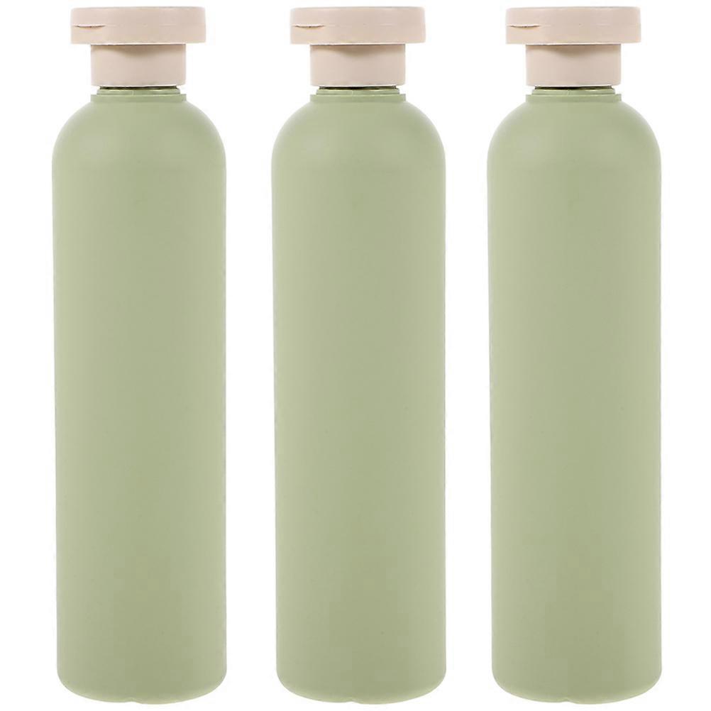 3pcs Squeeze Bottles Refillable Travel Bottles Lotion Bottles with Flips Caps Shampoo Bottles(200ML)