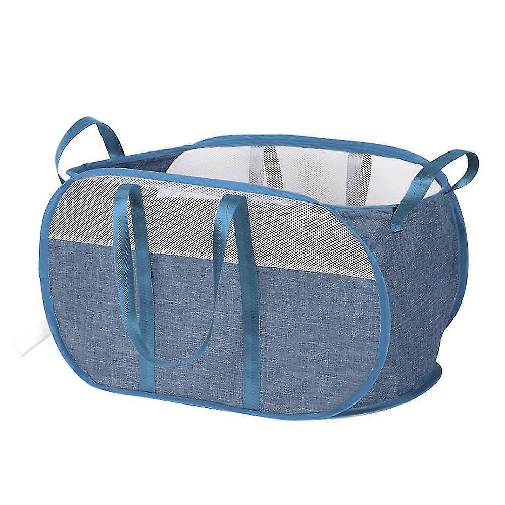 Foldable Laundry Basket Space-saving Waterproof Clothes Storage Bag For Home