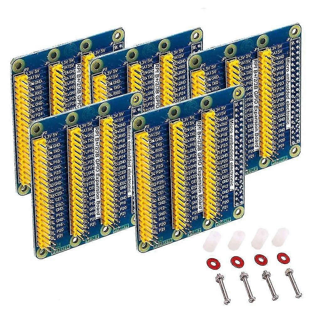 5 x GPIO Extension Board Compatible with for 3, Pi 2, Pi Model B