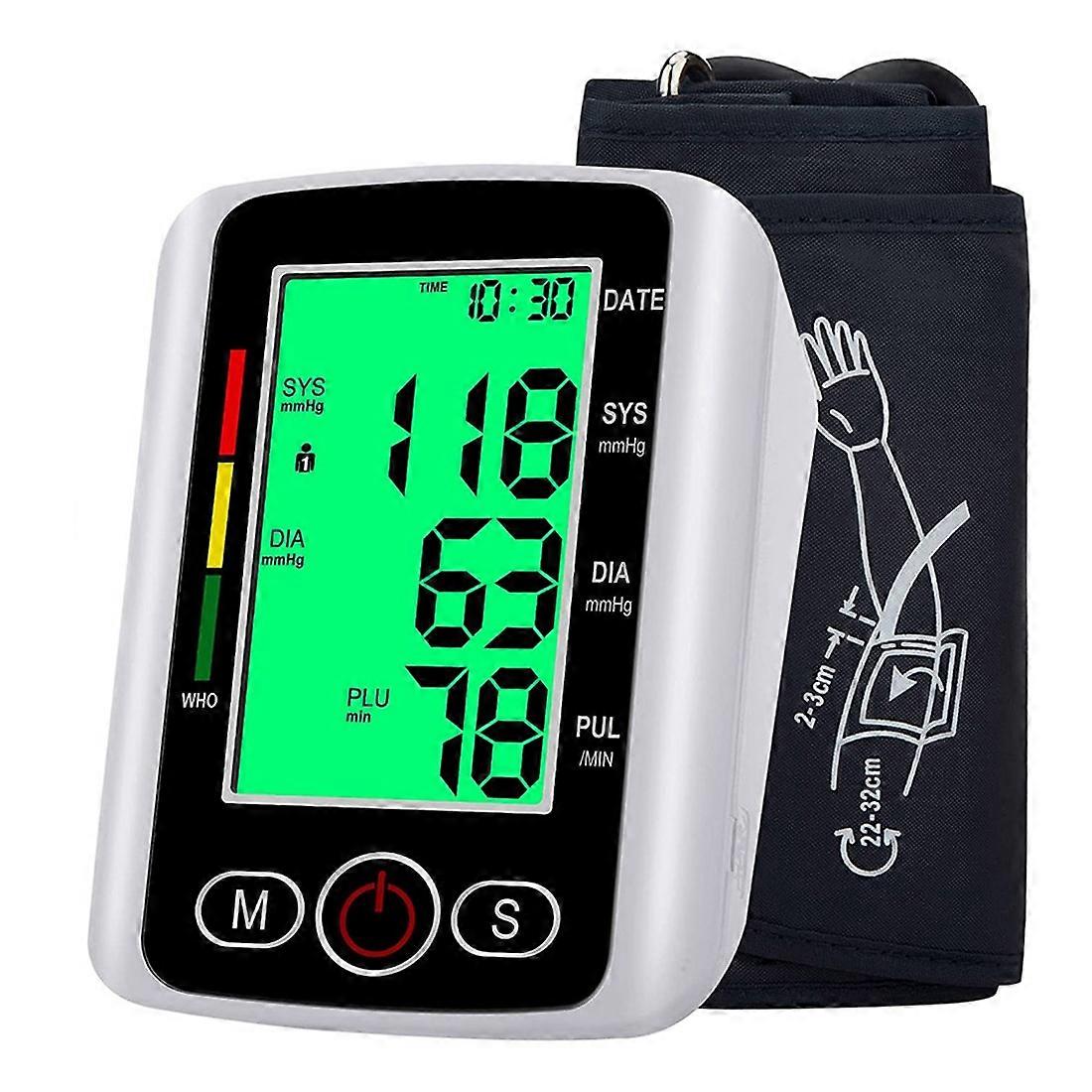 Automatic Upper Arm Digital Pulse Rate Monitoring Machine,2X99 Reading Memory, Digital Bp Monitor