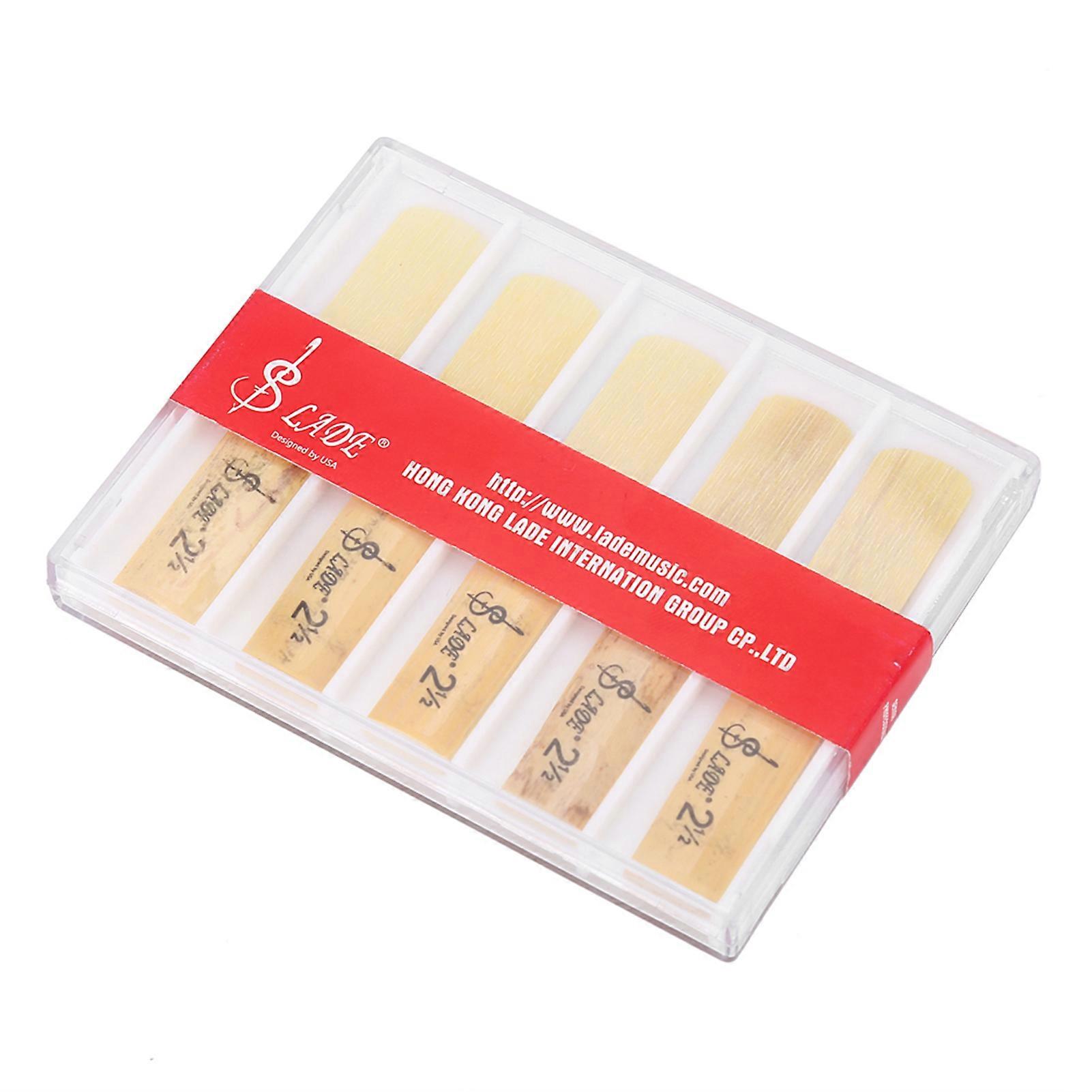 10pcs Plastic B Flat 2.5 Clarinet Reeds Repair Parts Reed Accessory