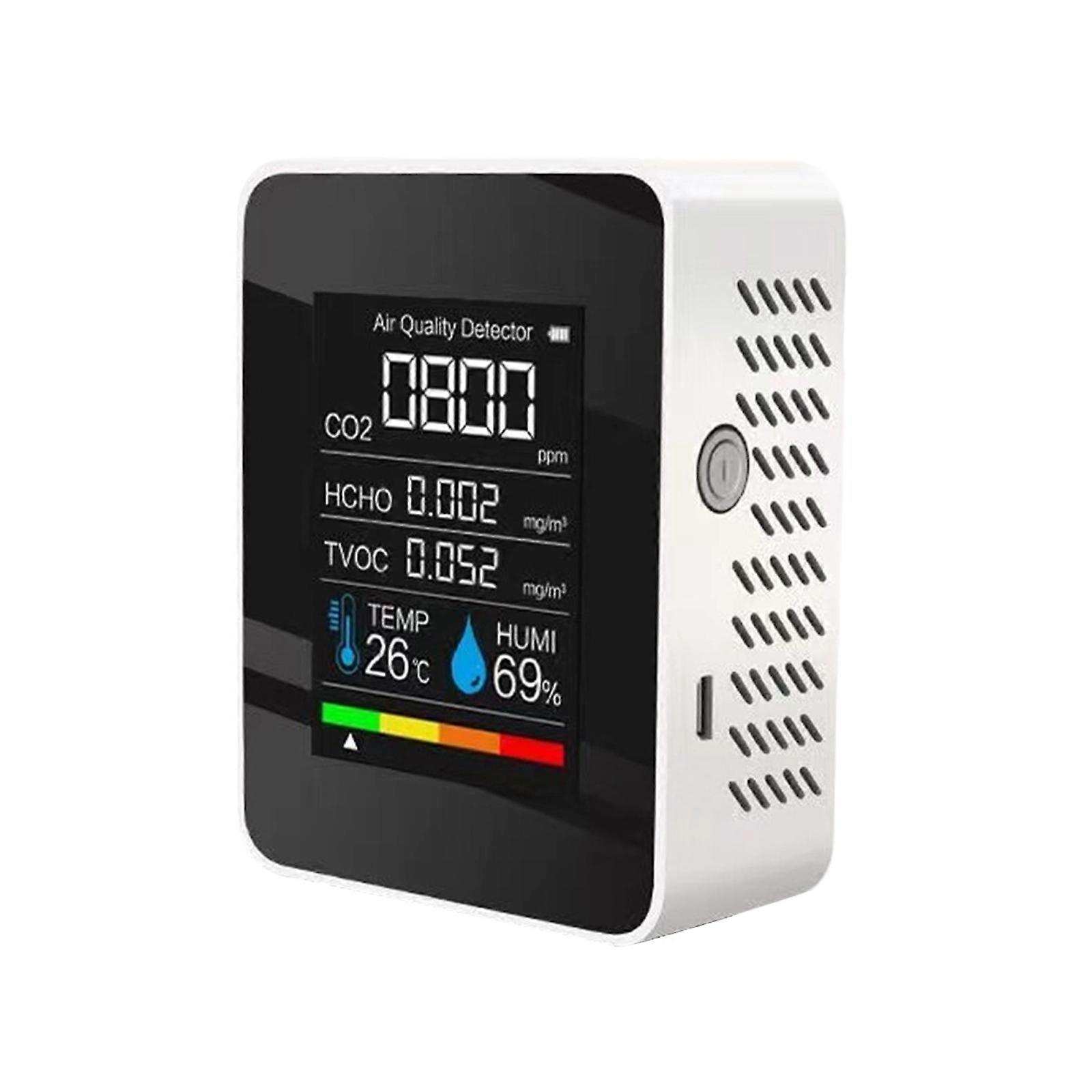 5 in 1 CO2 Meter 400-5000 PPM Sensor Kooldioxide Detector Luchtkwaliteitsmonitor jy