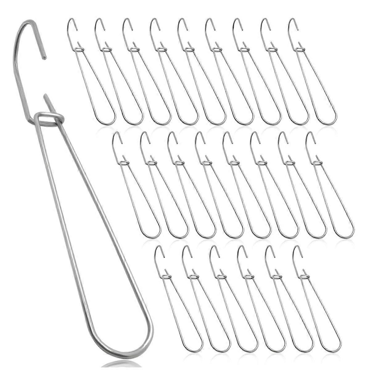 24 Pcs 7.3 Inch Metal Pattern Hooks Sewing Pattern Making Hanging Hanger