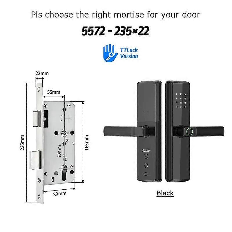 Redkid Ttlock Bluetooth cerradura inteligente Waterproof Fingerprint lock safe work with Aleax Googl