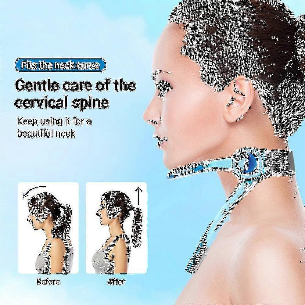 Adjustable Cervical Traction Belt, Posture Correction, Spinal Fixation Neck Support