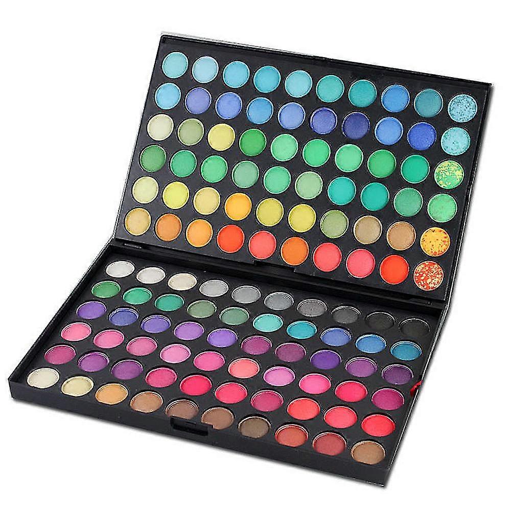 Jinxiu Eyeshadow Palette, 120 Colors Eye Shadows Palette, Bold And Brilliant, Vibrant, Make-up Set, Pattern 1 (1pcs-color)