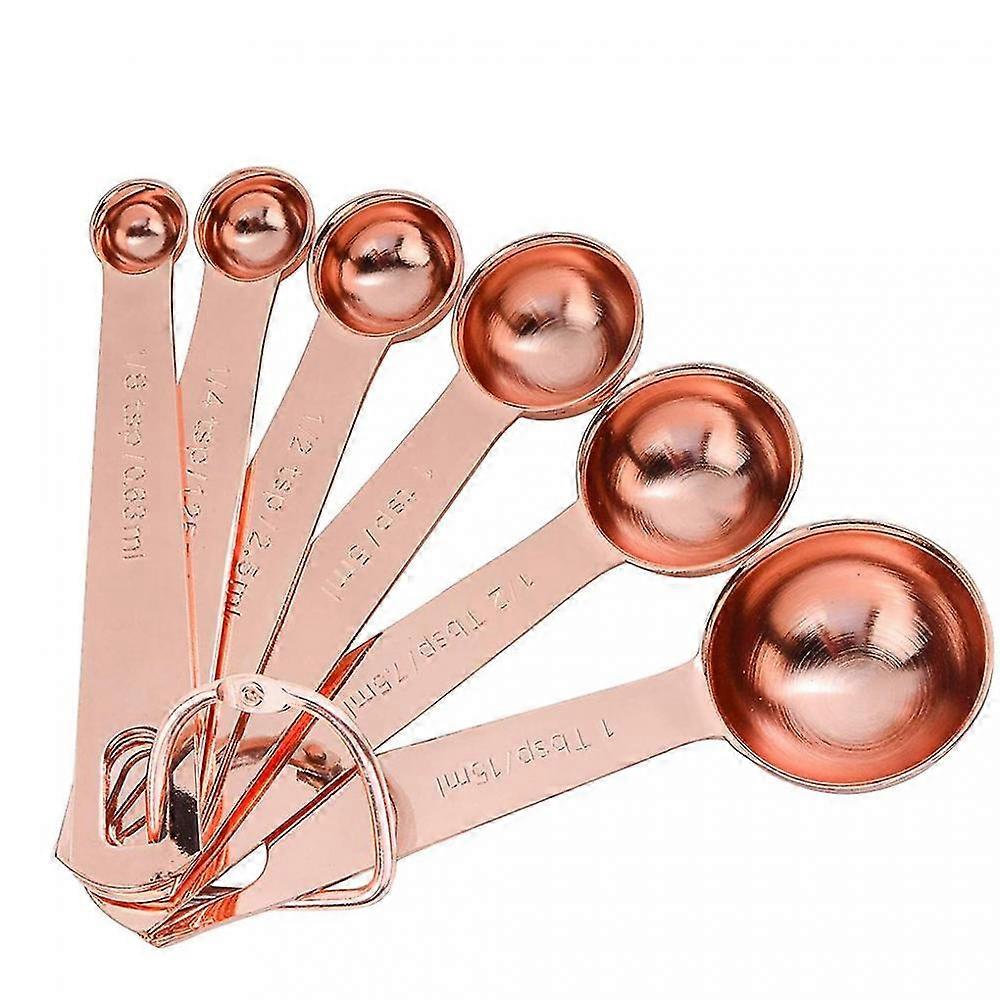 6-in-1 Measuring Coffee Spoon Set Stainless Stackable Teaspoons