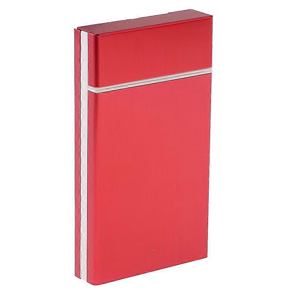 Automatic Cigarette Case With Slim 20 Cigarette Holder Red