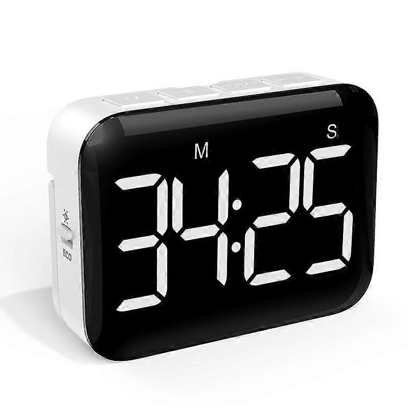 Digital Kitchen Cooking Timer - Magnetic Countdown Count Up Timer With Large Led Display Loud Volume And 2 Brightness, Easy To Use For Kids Teachers A