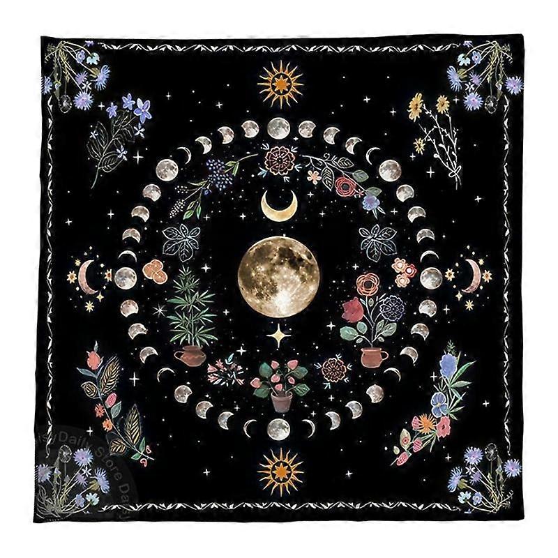 Table Cover Astrology Oracles Game Mat Square Shape Pendulum Altar Table Cloth