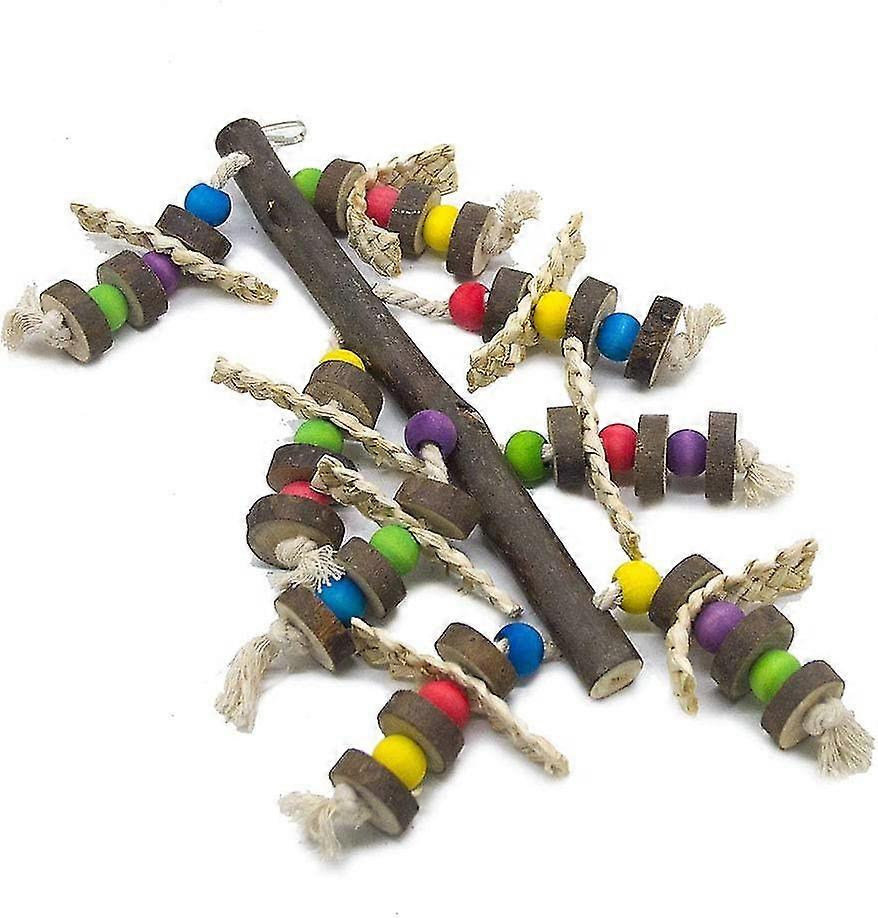 Wood Bird Chewing Toys-blocks Parrot Tearing Toys Best For Finch,budgie,parakeets,cockatiels, Conures,love Birds And Amazon Parrots$large Parrot Toys