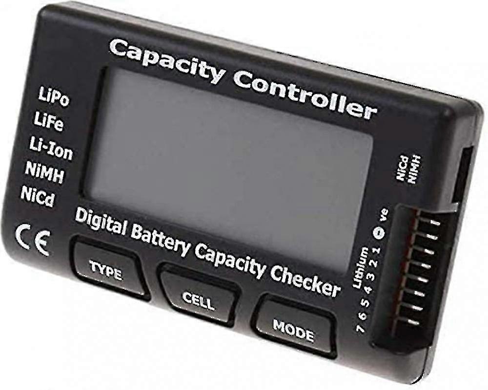 Digital Battery Capacity Tester, Battery Capacity Voltage Checker Controller Tester