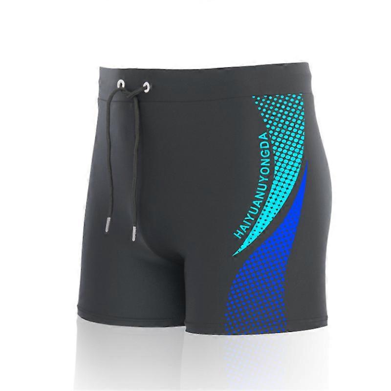 Men's Athletic Swim Jammers Quick Dry Compression Square Leg Swim Brief Swimsuit