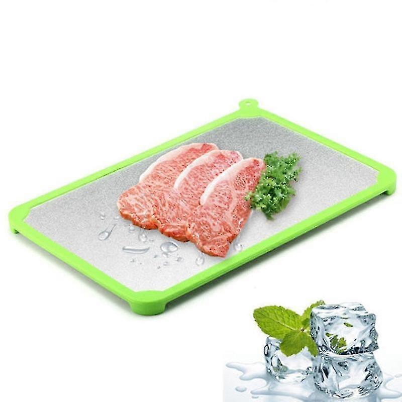 Quick Defrosting Tray Frozen Beef Meat Food Aluminum Magic Defroster Thawing Plate Unfreeze Board Multi-function Kitchen Tools