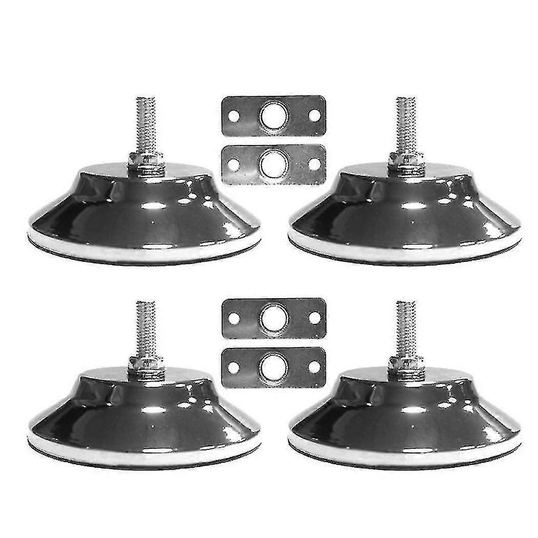 4 Pcs Billiard/pool Table Leg Levelers 5 Inch Metal Game Table Leg Levelers Heavy Duty Leveling Fee
