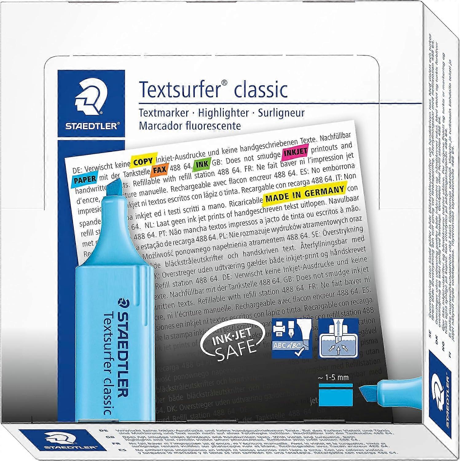 Classic Highlighter - Blå (10 st)